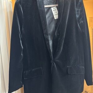 Black Velvet Blazer